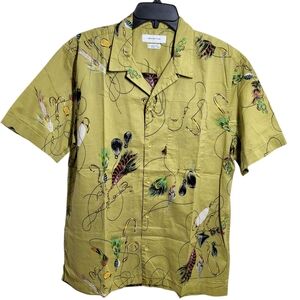 Urban outfitters fishing lure shirt men Size M